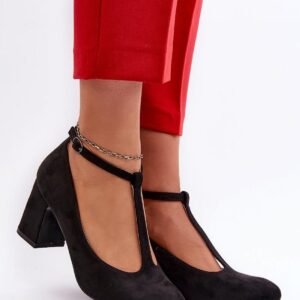 Block heel pumps Step in style