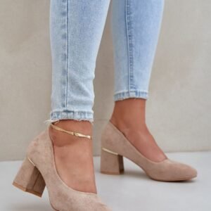 Block heel pumps Step in style