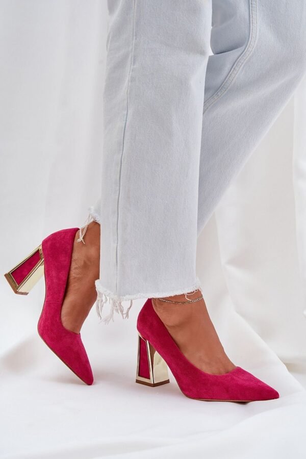 Block heel pumps Step in style