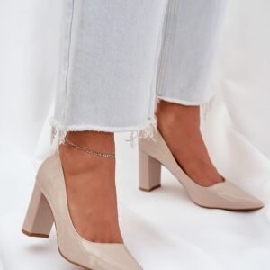 Block heel pumps Step in style
