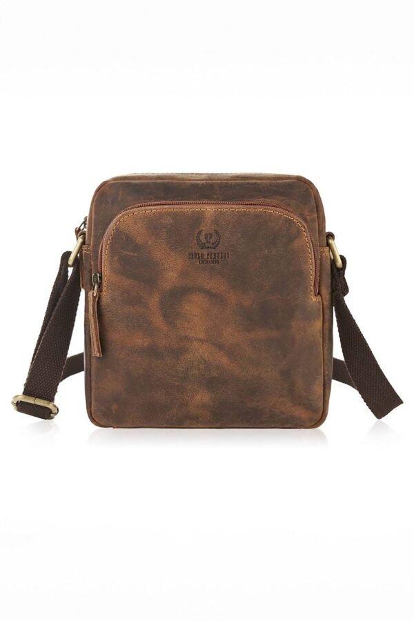 Natural leather bag Galanter (191535)