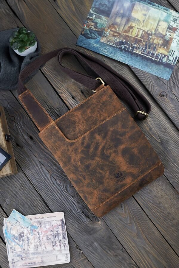 Natural leather bag Galanter (191538)
